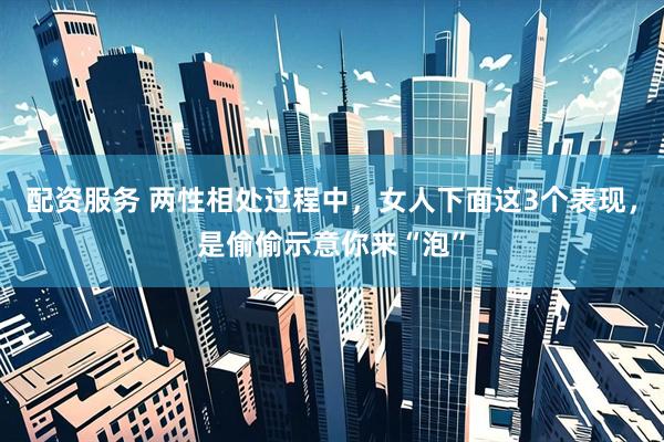 配资服务 两性相处过程中，女人下面这3个表现，是偷偷示意你来“泡”